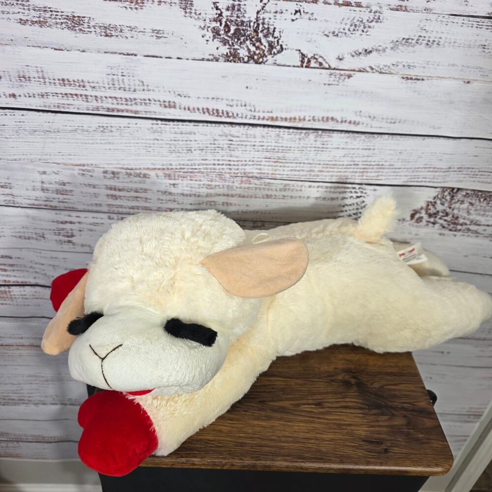 Lamb Chop Shari Lewis 24" Soft Plush Stuffed Animal Lying Down
